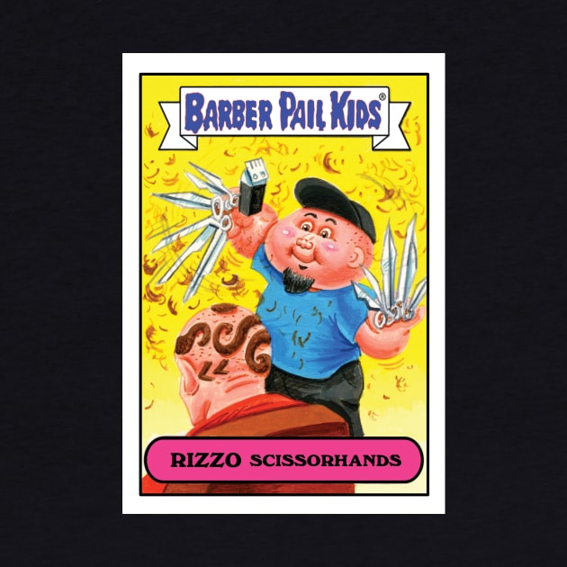 Barber Pail Kids Scissorhands by STRANGER TEES